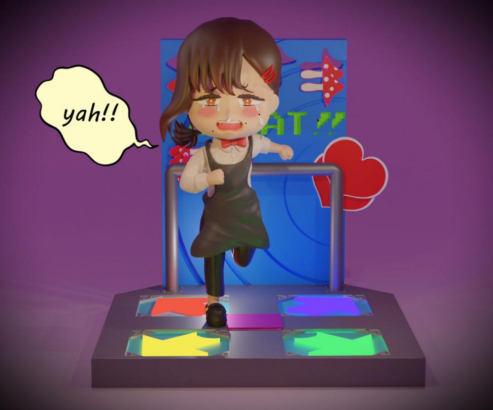 東山小紅 Q版3D打印模型