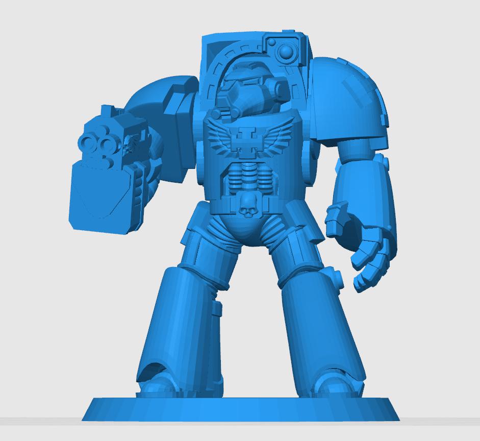 戰(zhàn)錘40K 不屈型終結者3D打印模型