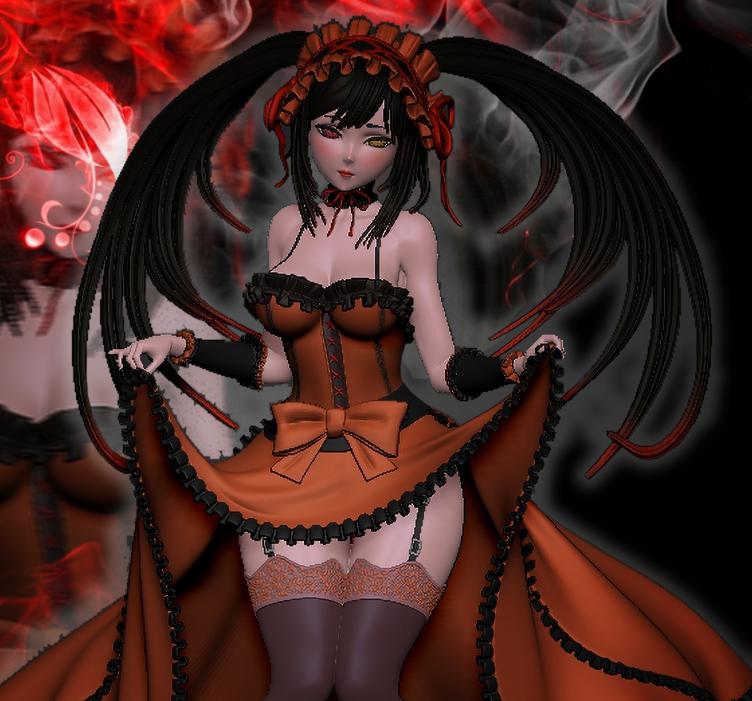 約會大作戰(zhàn) 時崎狂三3D打印模型