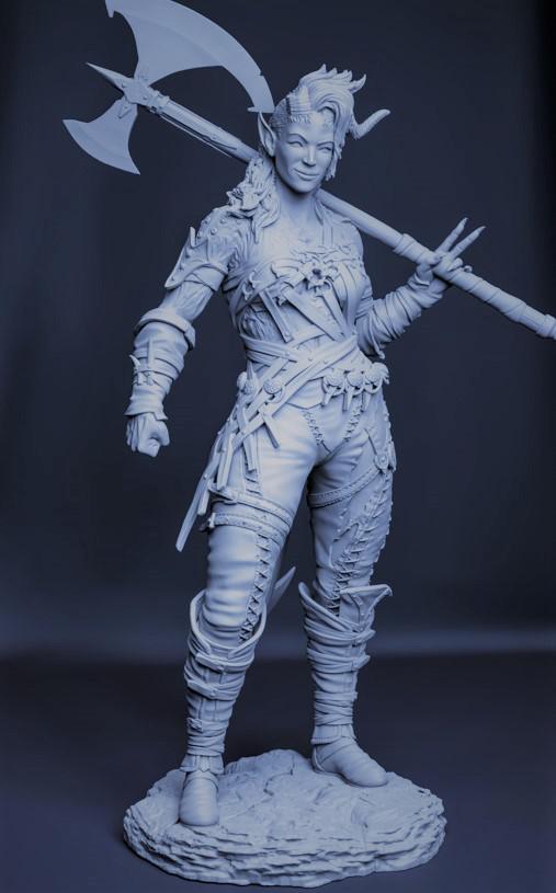 博德之門(mén)3 卡菈克3D打印模型