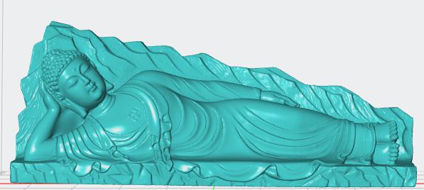 臥佛3D打印模型