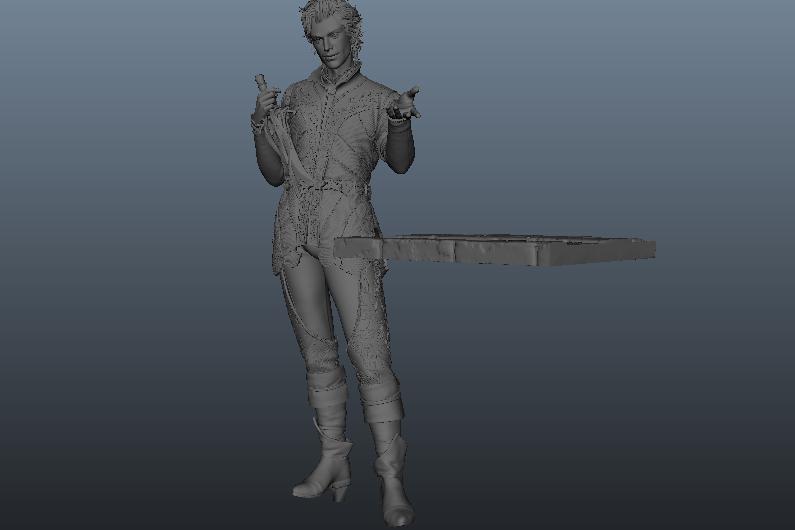 博德之門3 阿斯代倫3D打印模型