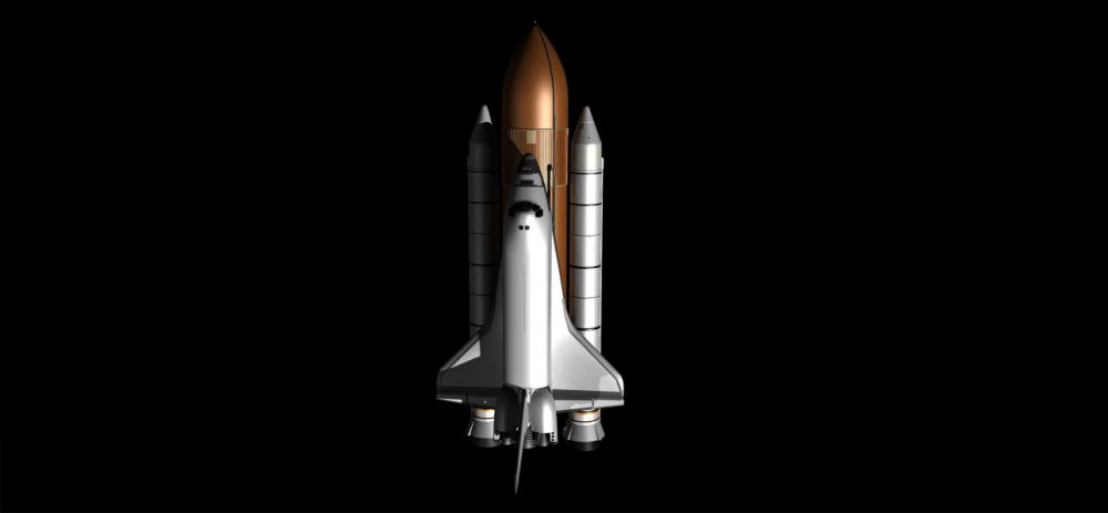 航天飛機(jī)3D打印模型