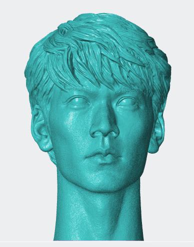 吳尊頭雕3D打印模型