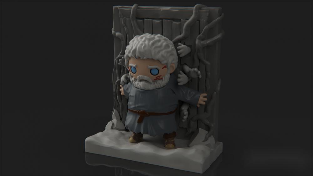 權(quán)游阿多3D打印模型