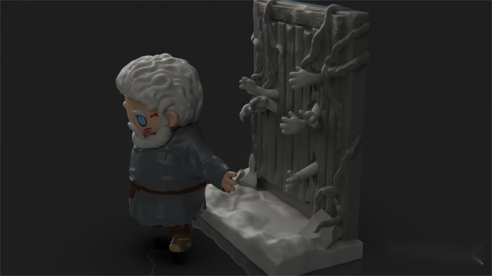 權游阿多3D打印模型