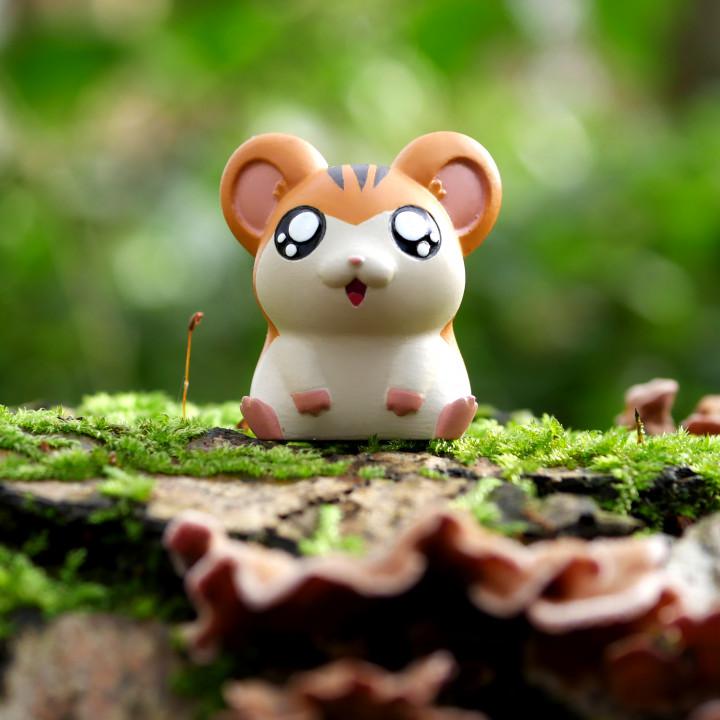 哈姆太郎 第三套 四只倉鼠3D打印模型