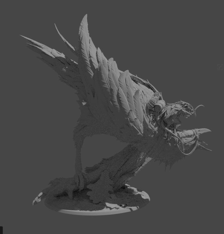 烏鴉3D打印模型