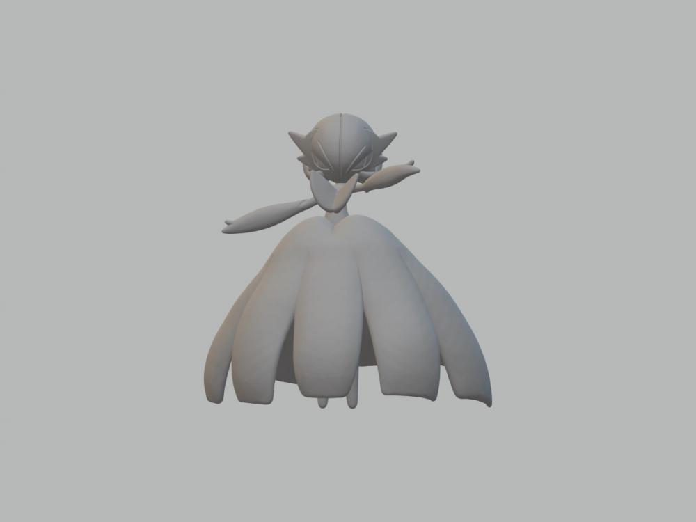 寶可夢(mèng)-mega沙奈朵3D打印模型