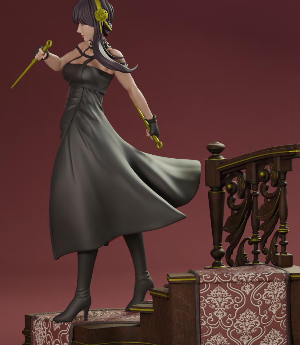 間諜過(guò)家家 約爾 樓梯版3D打印模型