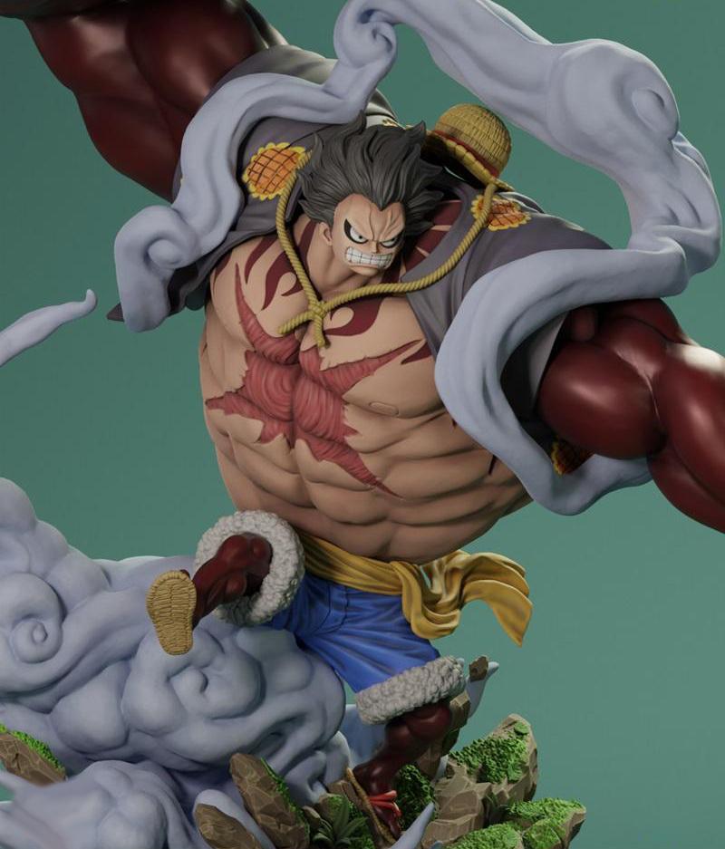 海賊王 路飛 四檔 大猿王槍3D打印模型