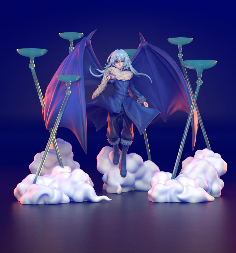 關(guān)于我轉(zhuǎn)生變成史萊姆這檔事 利姆路·坦派斯特 神之怒3D打印模型