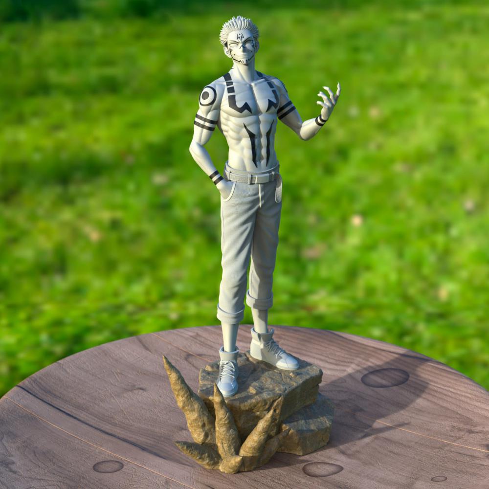 咒術(shù)回戰(zhàn) 兩面宿儺 虎杖3D打印模型