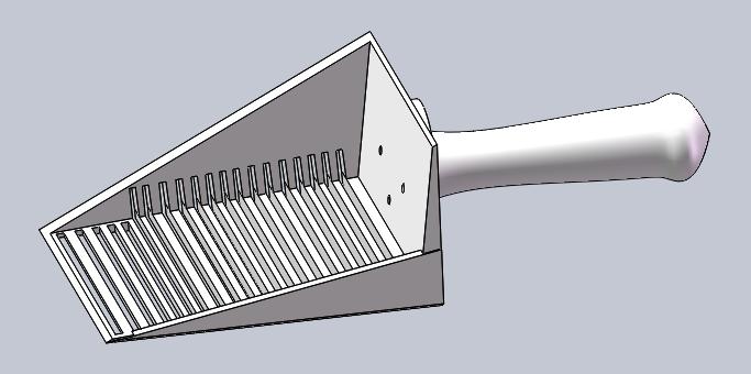 鏟子&手柄3D打印模型