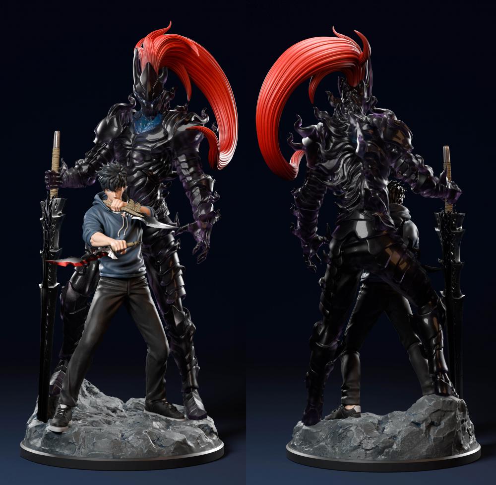 我獨(dú)自升級(jí) 成振宇和耶格利特3D打印模型