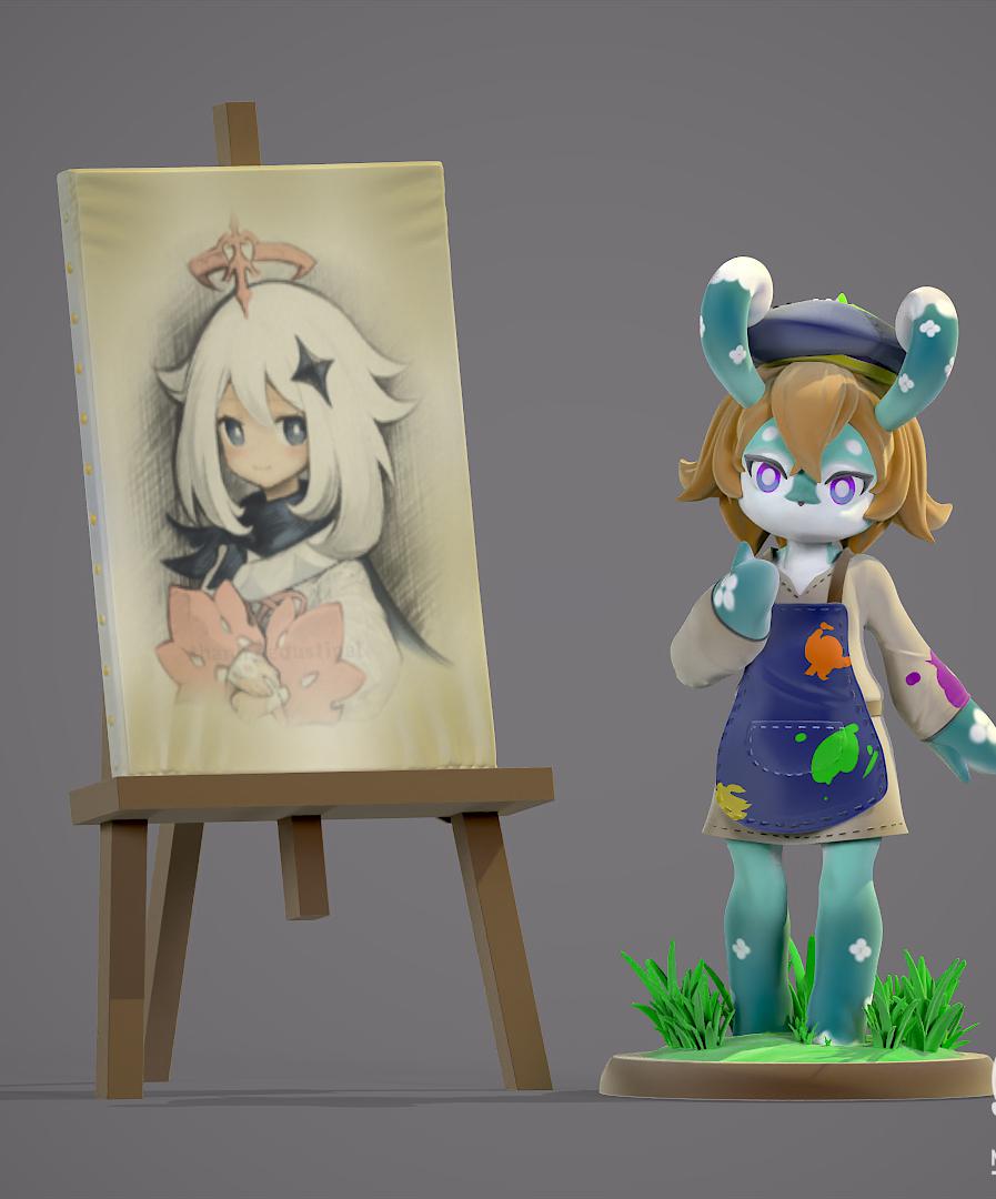 原神 美露莘3D打印模型