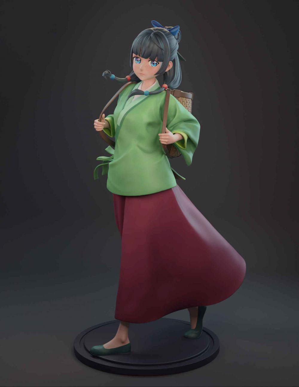 藥屋少女的呢喃 貓貓3D打印模型