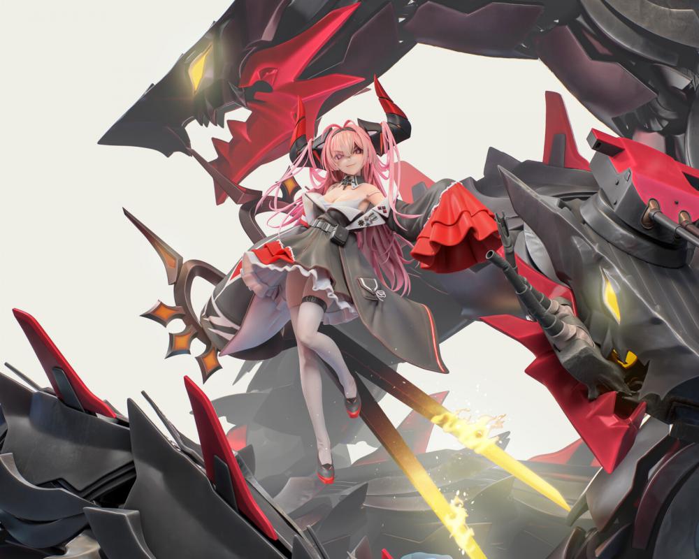 碧藍(lán)航線 蕾貝卡親王3D打印模型