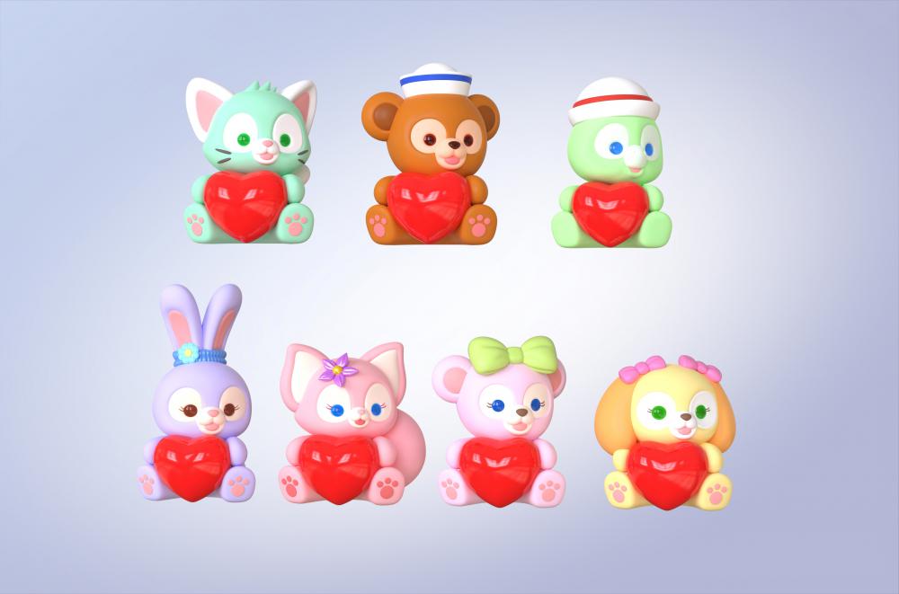 達(dá)菲和他的朋友3D打印模型