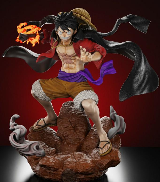 海賊王 路飛3D打印模型