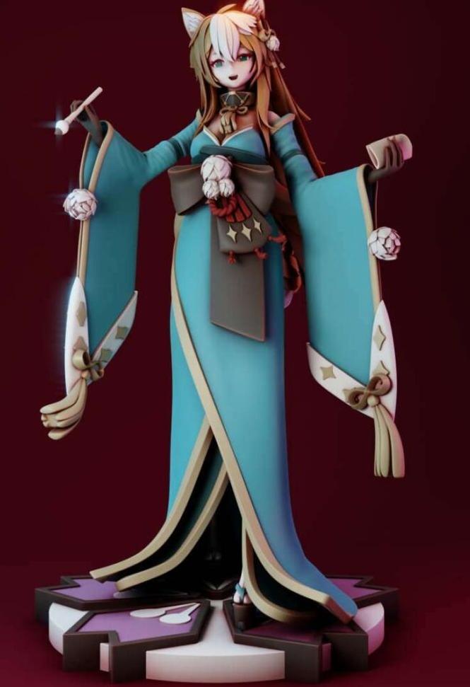 原神 希娜3D打印模型