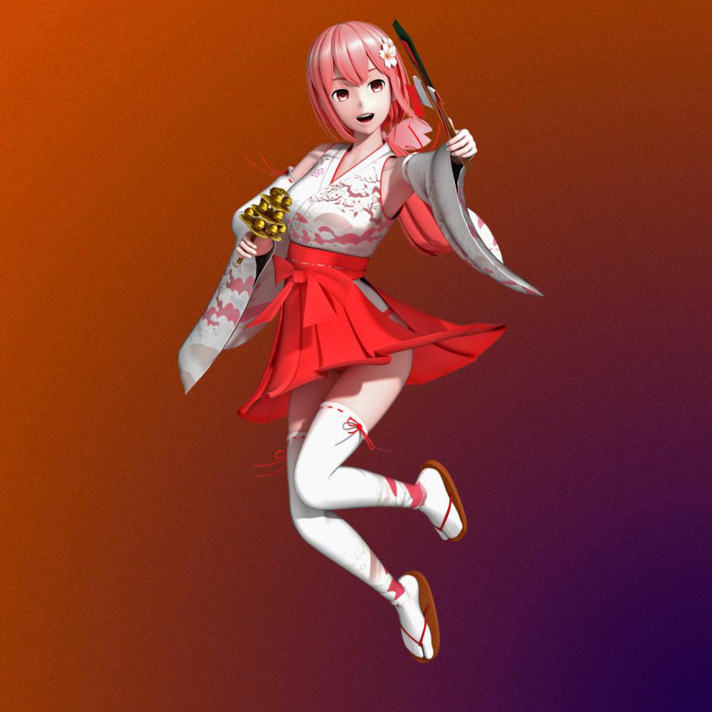 春櫻3D打印模型