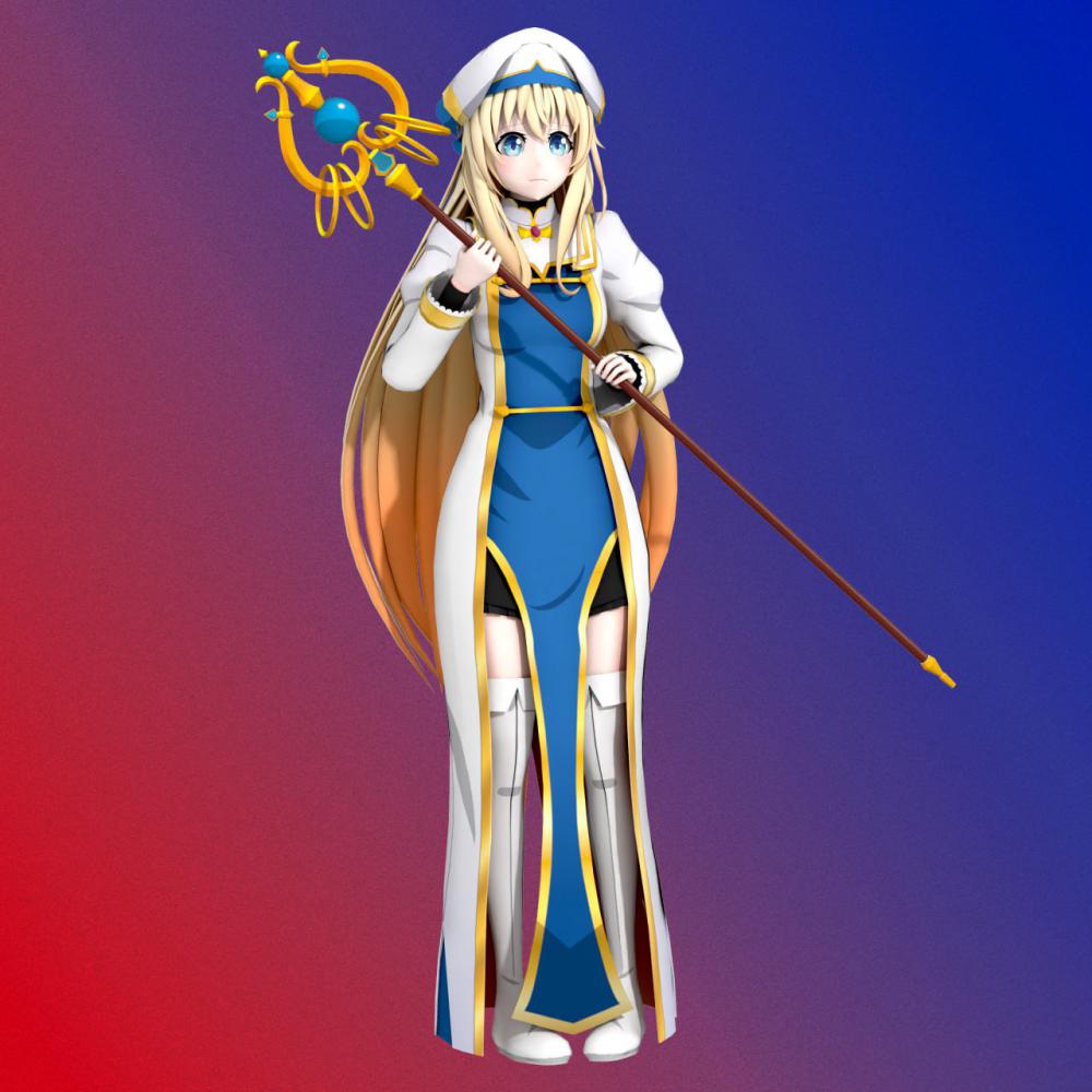 哥布林殺手 女神官3D打印模型