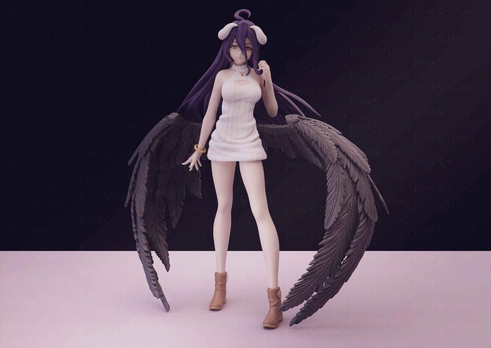 雅兒貝德 輕小說《Overlord》3D打印模型