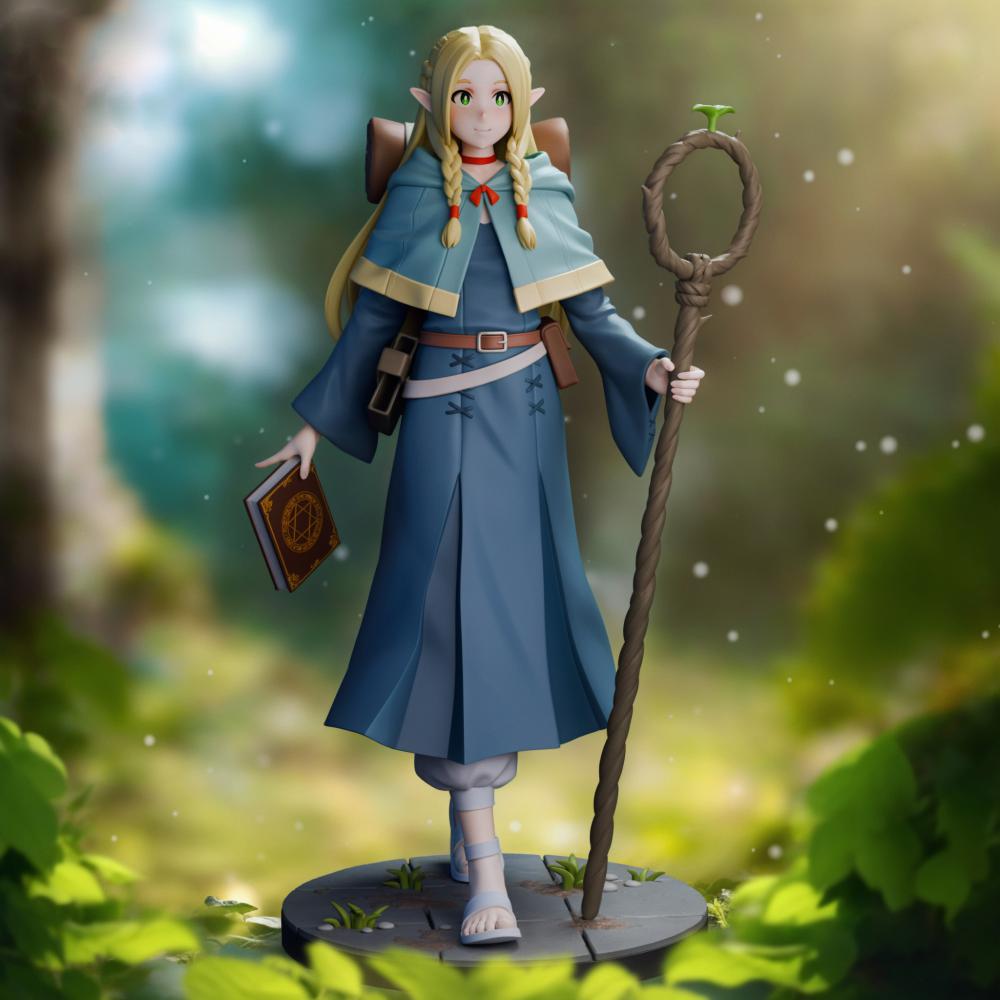 迷宮飯 瑪露希爾3D打印模型