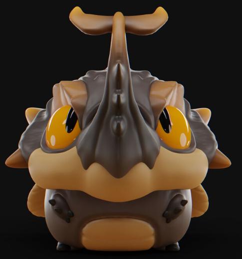 【格魯皮怪物】獨角仙3D打印模型