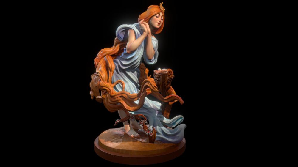 春姑娘手辦模型3D打印模型