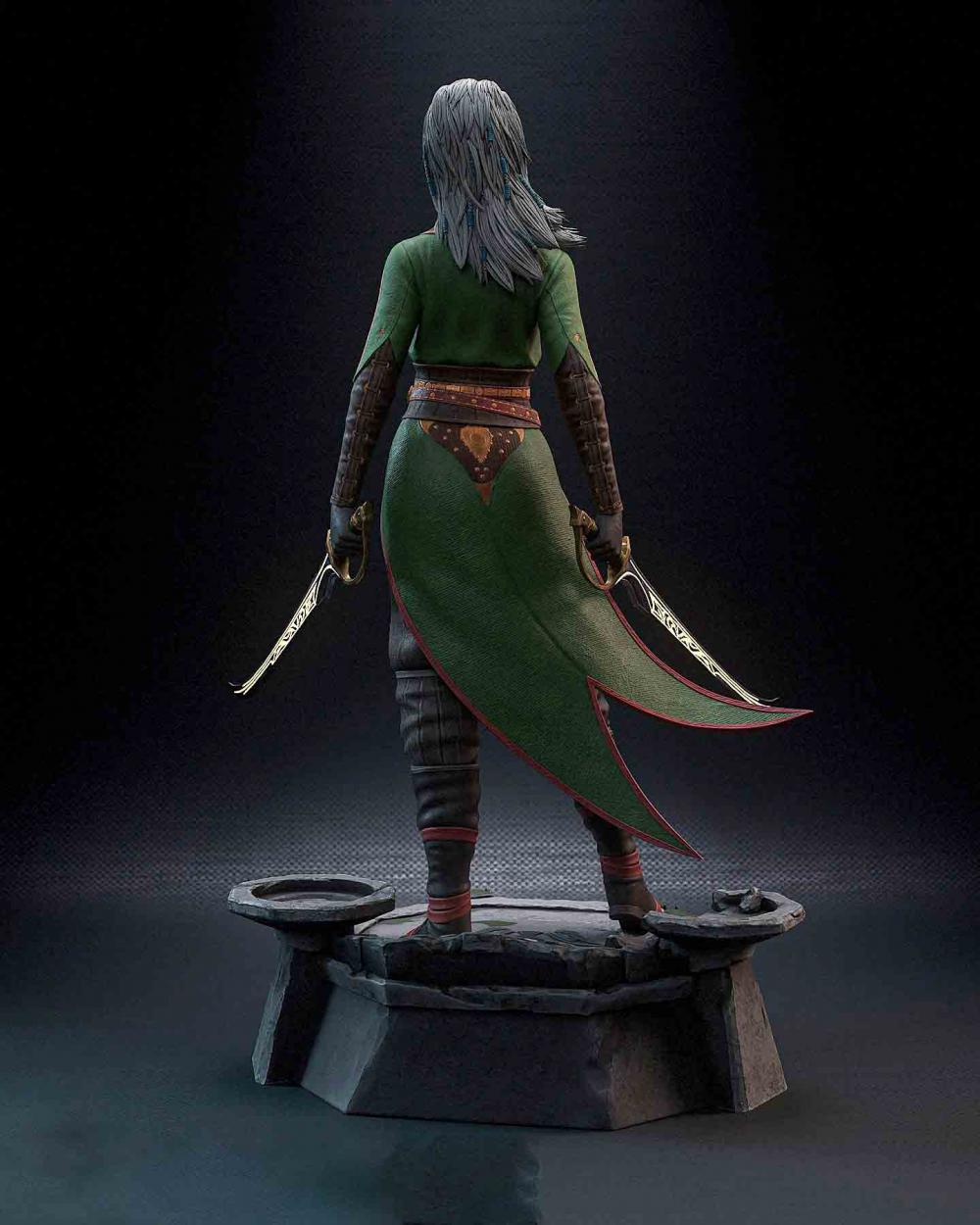 賈希拉 博德之門33D打印模型