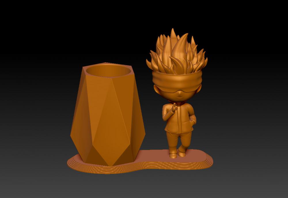 咒術(shù)回戰(zhàn)-Q版 五條悟筆筒 13D打印模型