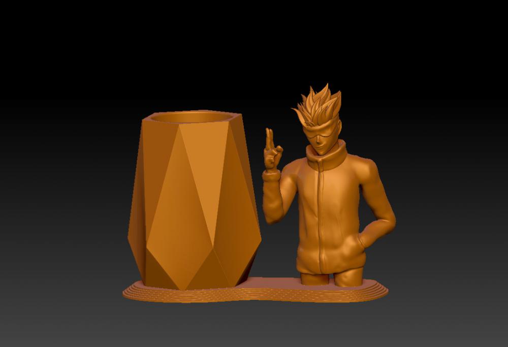 咒術(shù)回戰(zhàn)-五條悟帥氣筆筒 13D打印模型