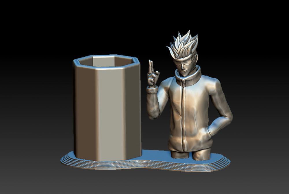 咒術(shù)回戰(zhàn)-五條悟帥氣筆筒 23D打印模型