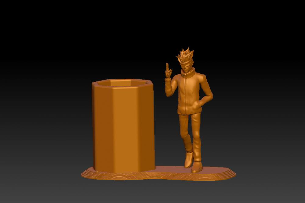 咒術(shù)回戰(zhàn)-五條悟帥氣筆筒 23D打印模型