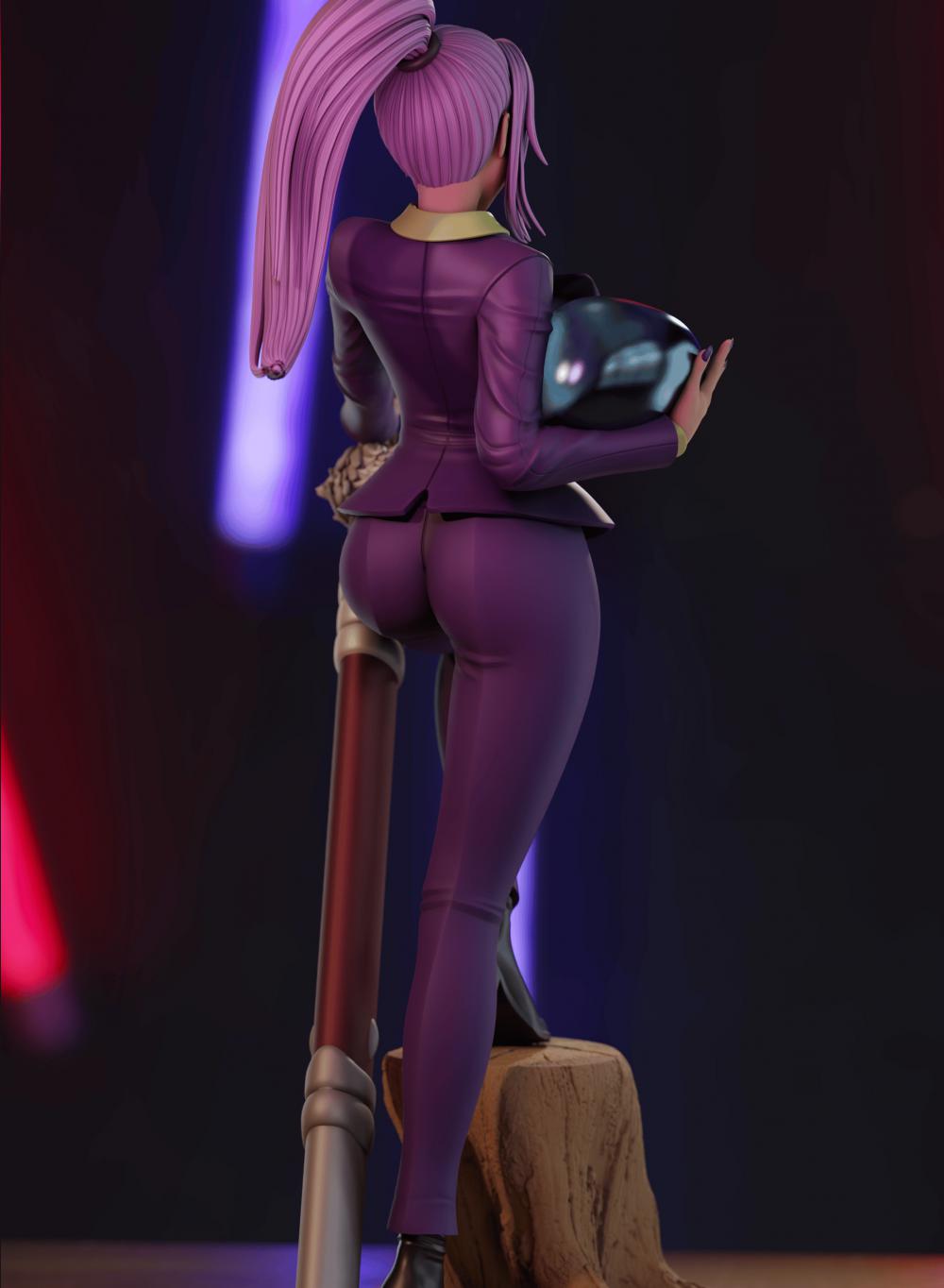 關(guān)于我轉(zhuǎn)生變成史萊姆這檔事 紫苑3D打印模型