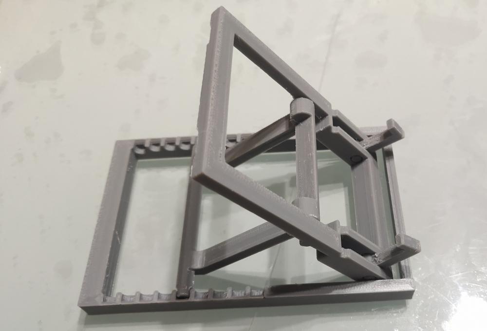 可折疊手機支架3D打印模型