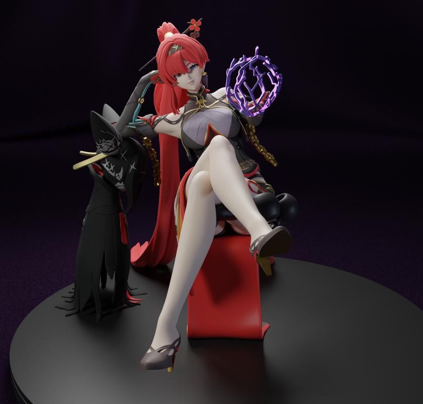 崩壞：星穹鐵道 姬子3D打印模型