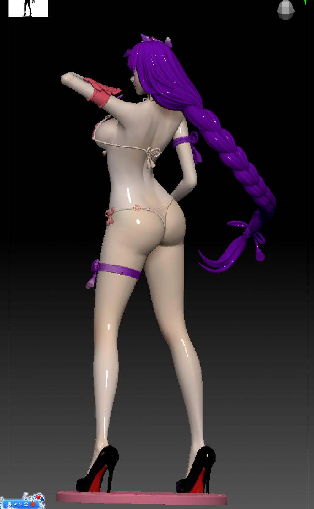 原神 雷電將軍 比基尼版3D打印模型