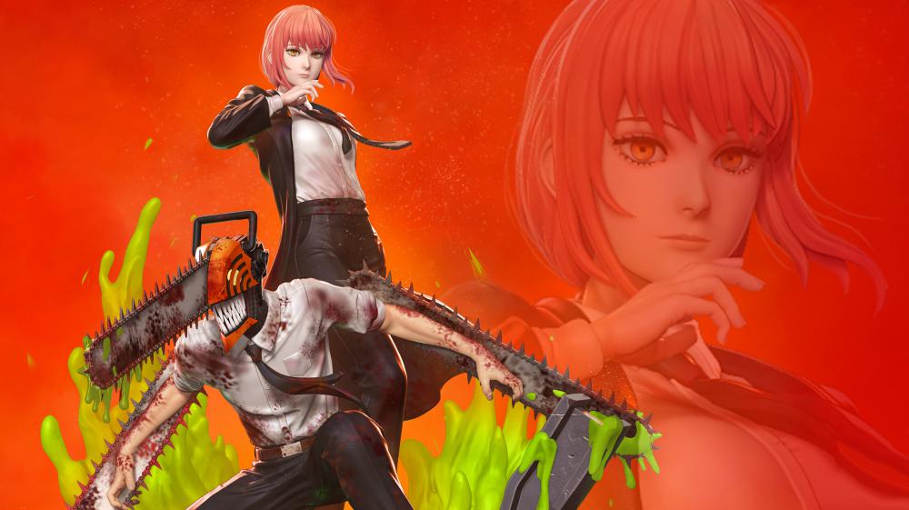 電鋸人 電鋸人 與 瑪奇瑪3D打印模型