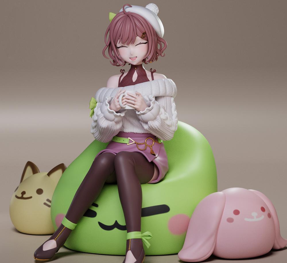 虛擬歌手 米奧里3D打印模型