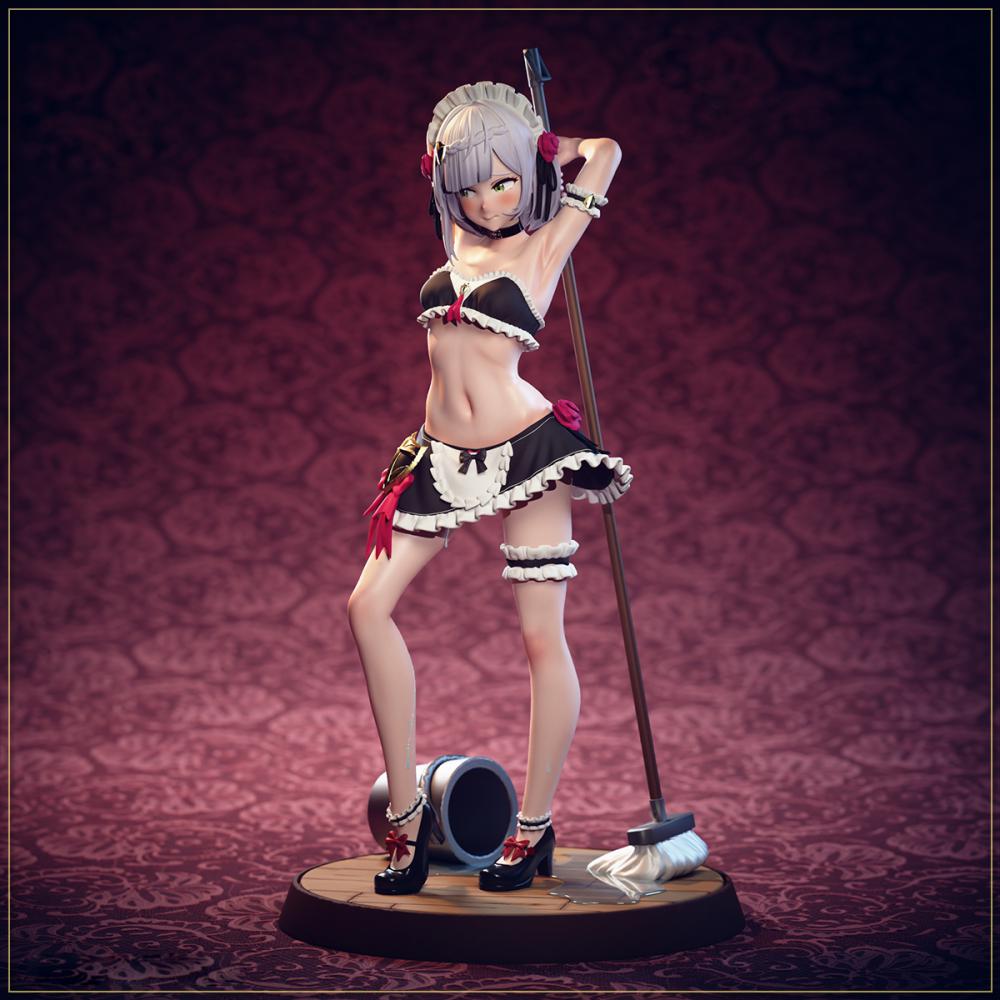 原神 西風(fēng)騎士團(tuán)女仆 諾艾爾 3D打印模型