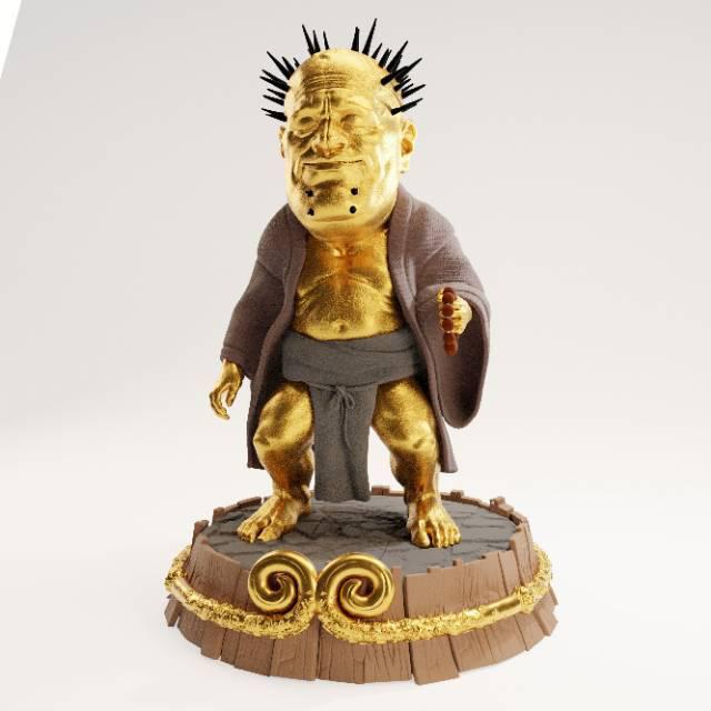 金池長(zhǎng)老 黑神話悟空3D打印模型