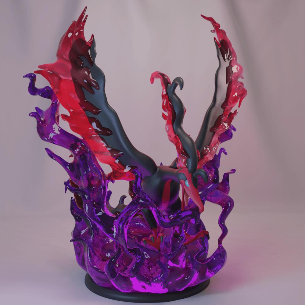 暗黑火焰鳥Moltres-神奇寶貝3D打印模型