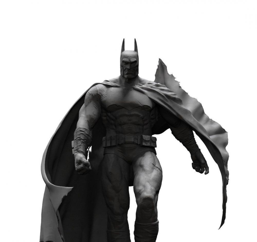 蝙蝠俠踩惡魔3D打印模型