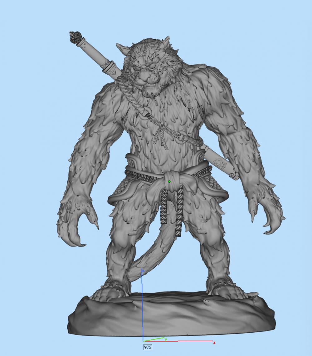 黑神話 虎先鋒3D打印模型