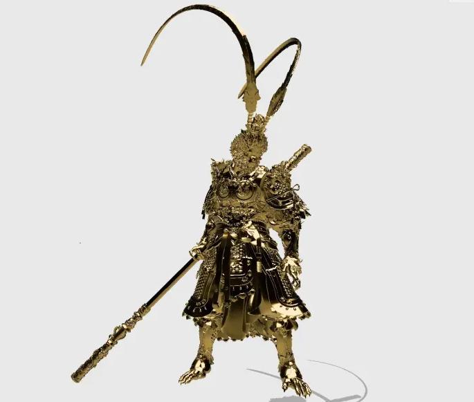 黑神話 悟空 金甲圣衣 齊天大圣3D打印模型