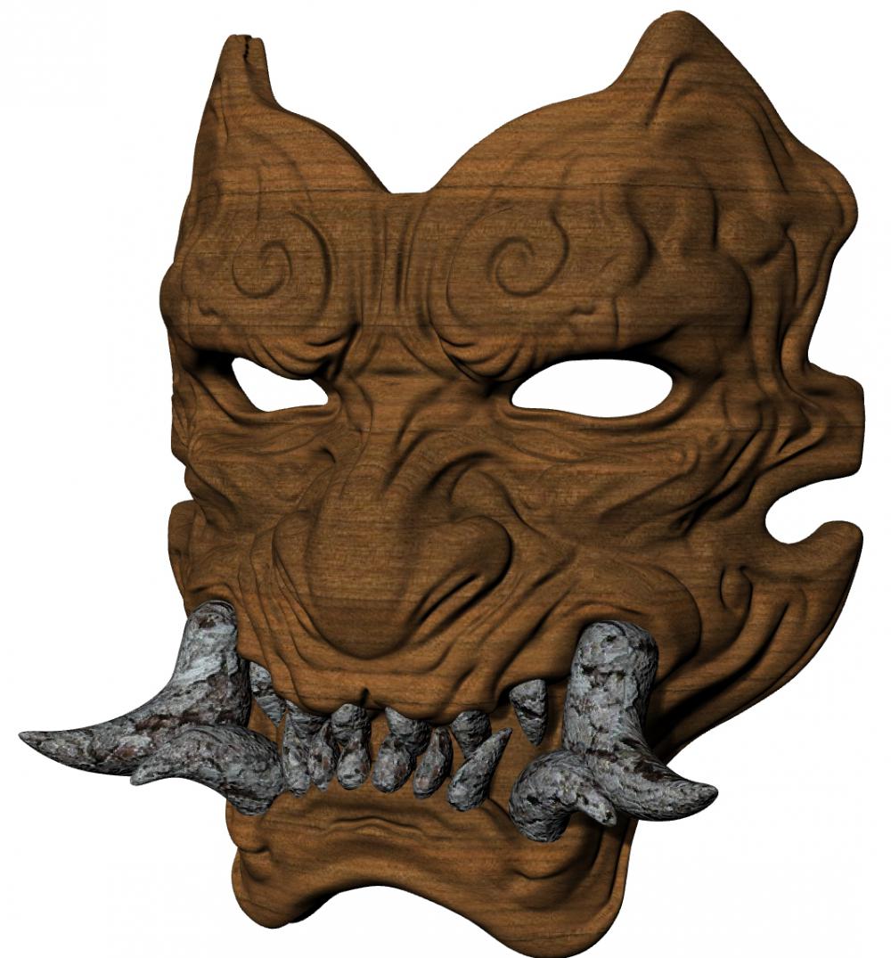 黑神話悟空面具3D打印模型
