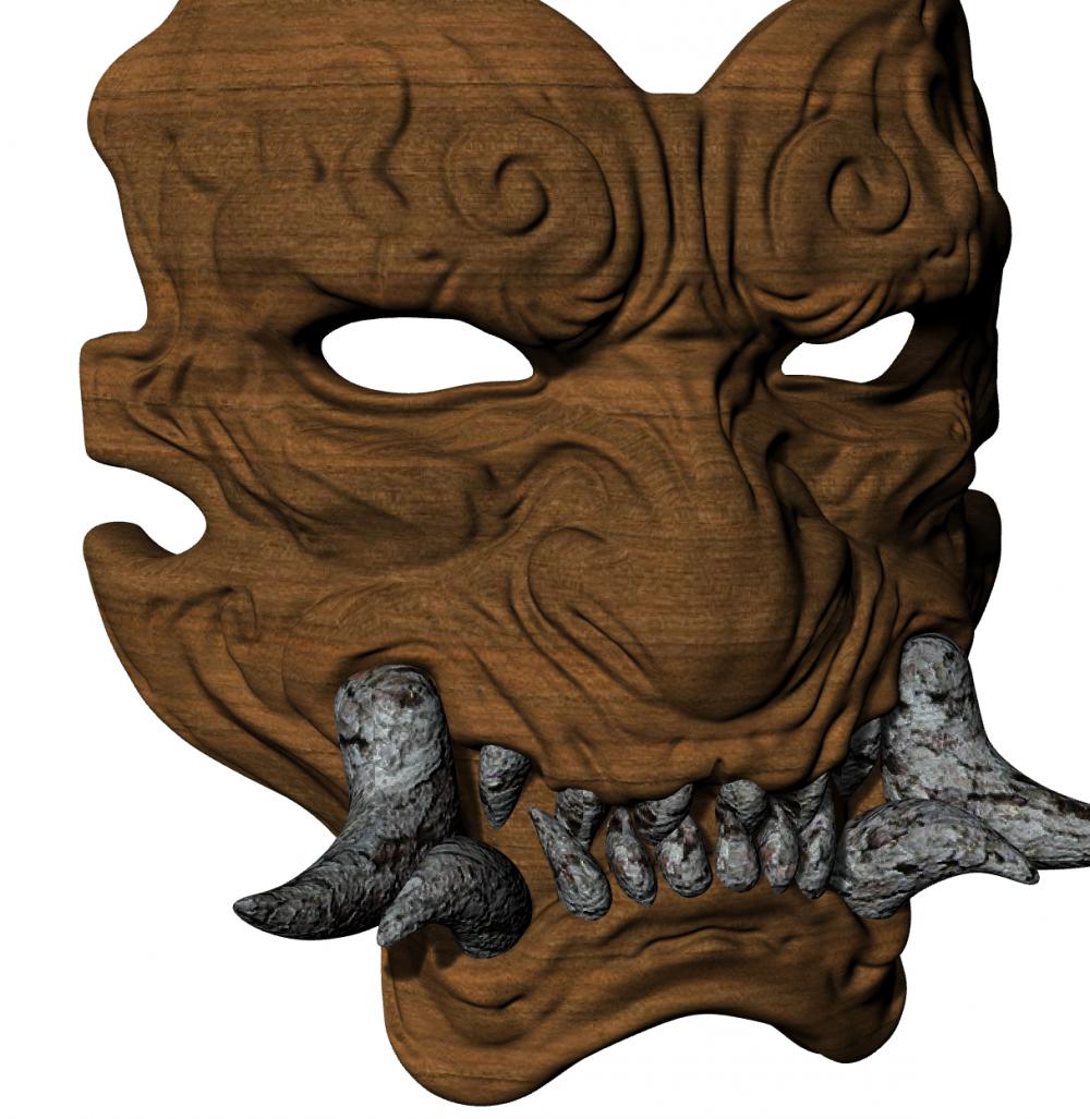 黑神話悟空面具3D打印模型